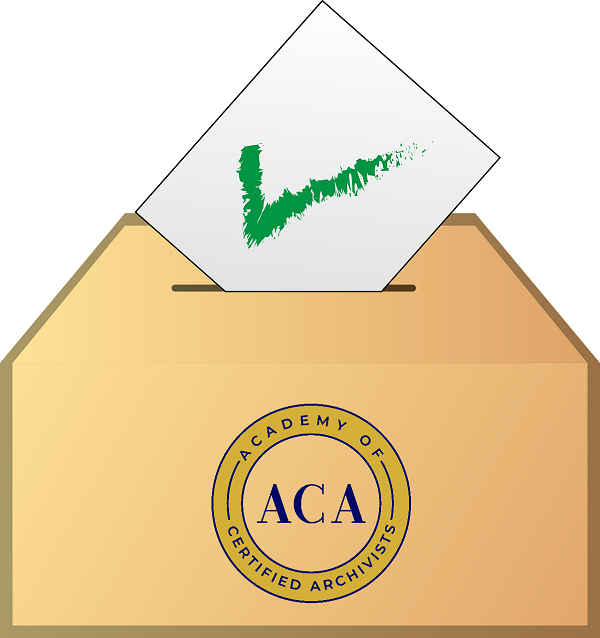 Academy of Certified Archivists election logo